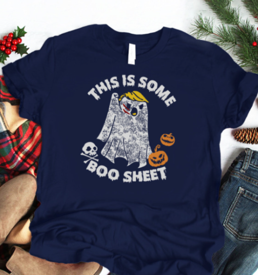 Boo Sheet trump funny halloween 2024 Shirt Classic T-Shirt - Image 3