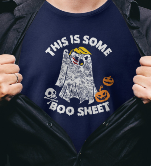 Boo Sheet trump funny halloween 2024 Shirt Classic T-Shirt