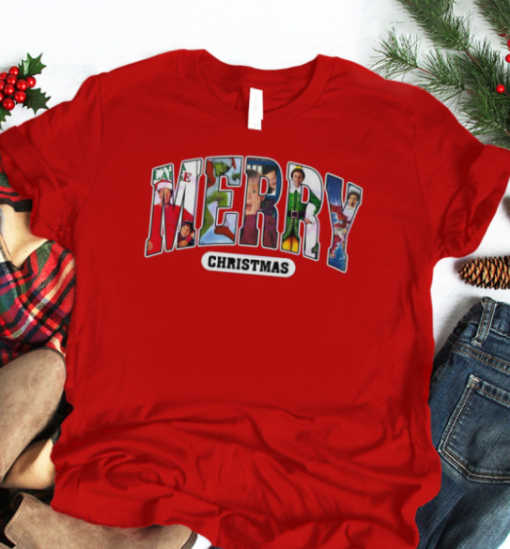 Merry Christmas 90s Movies Shirt Classic T-Shirt - Image 2