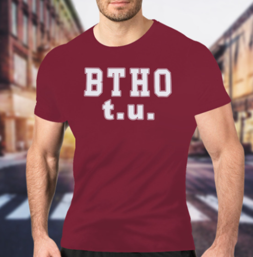 btho t u horns down t shirt