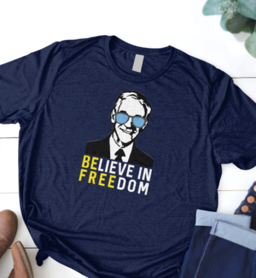 Believe In Freedom Libertarian Ron Paul Shirt Classic T-Shirt - Image 2