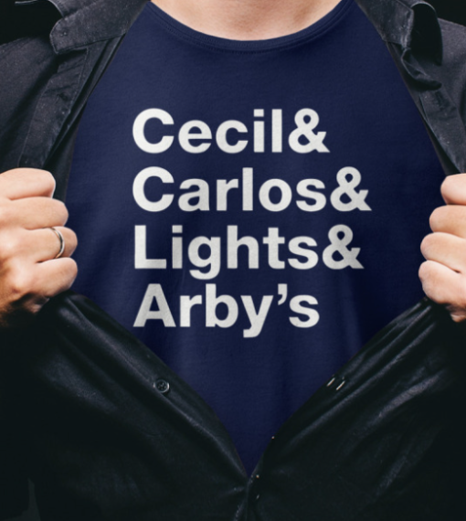 Cecil Carlos Lights Arby’s Shirt Unisex T-Shirt - Image 2