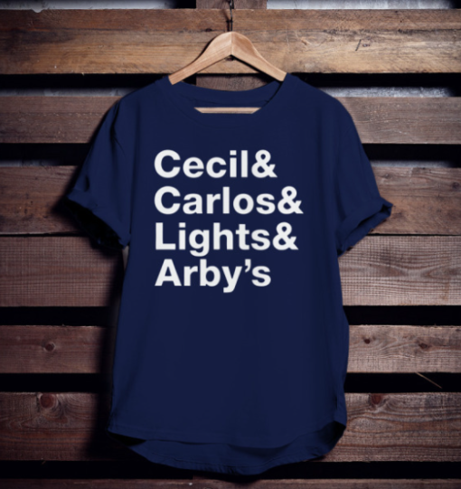 Cecil Carlos Lights Arby’s Shirt Unisex T-Shirt - Image 4