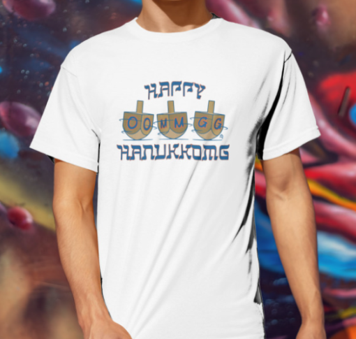 Happy HanukkAH Shirt Unisex T-Shirt - Image 3