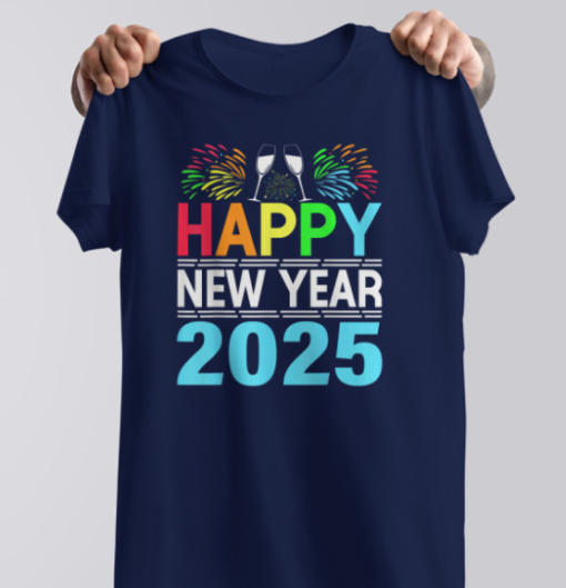 Happy New Year 2025 NYE Party Funny shirt Unisex T-Shirt - Image 2