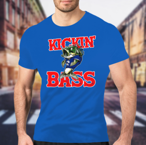 kickin bass funny shirt Unisex T-Shirt - Image 3