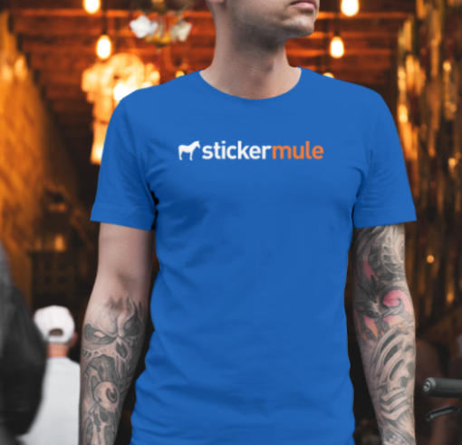 Stickermule Logo Shirt Unisex T-Shirt - Image 4