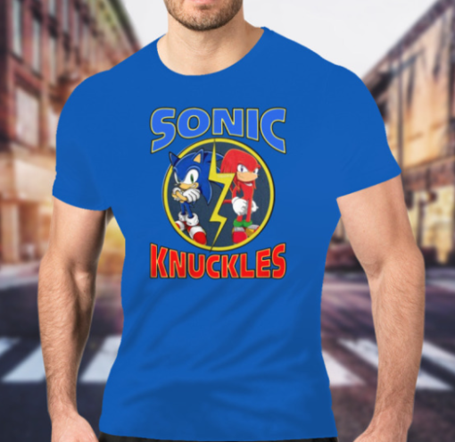 Taylor Decker Sonic and Knuckles shirt Unisex T-Shirt - Image 4