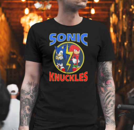 Taylor Decker Sonic and Knuckles shirt Unisex T-Shirt - Image 5