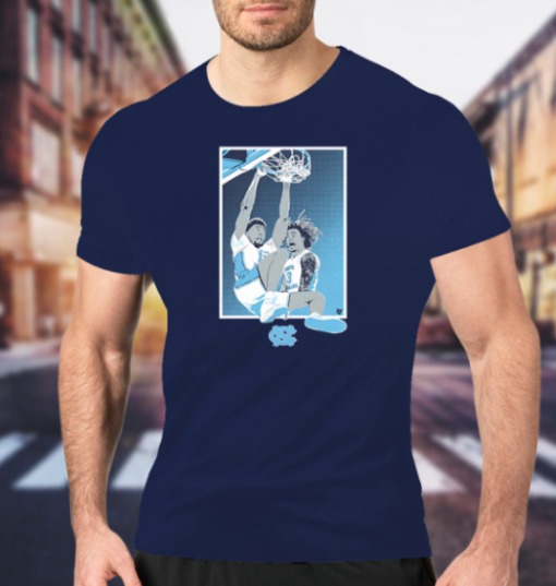 UNC Basketball Jalen Washington & Elliot Cadeau shirt Unisex T-Shirt - Image 2