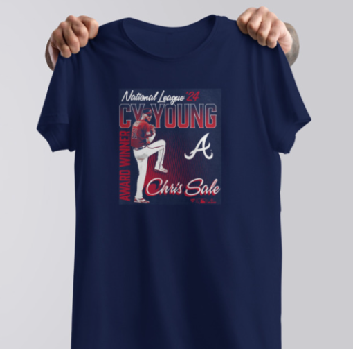 chris sale 2024 National League Cy Young Award Winner Shirt Unisex T-Shirt - Image 3