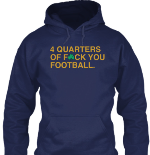 4 Quarters Of Fuck You Football shirt Unisex T-Shirt - Image 5