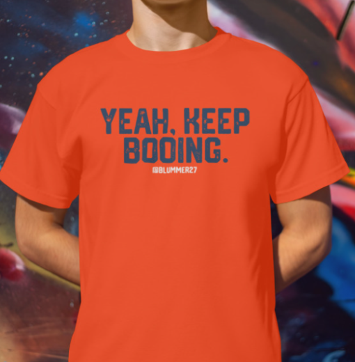 Blummer Bock Yeah Keep Booing Shirt Unisex T-Shirt - Image 3