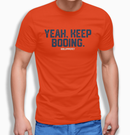 Blummer Bock Yeah Keep Booing Shirt Unisex T-Shirt - Image 4