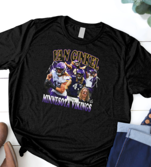 Brian Flores Van Ginkel minnesota vikings shirt Unisex T-Shirt - Image 2