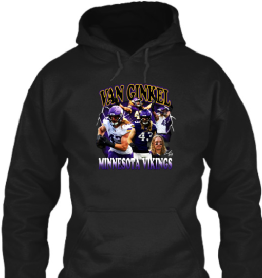 Brian Flores Van Ginkel minnesota vikings shirt Unisex T-Shirt - Image 5