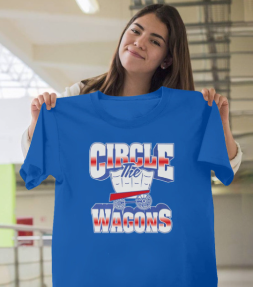 Circle The Wagons Graphic Tee Unisex T-Shirt