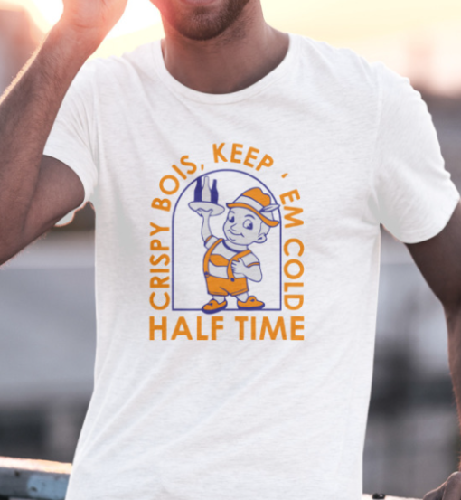 Crispy Bois Keep em Cold half time Shirt Unisex T-Shirt - Image 3