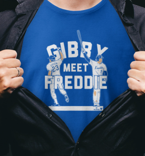 Dan Campbell Gibby meet Freddie shirt Unisex T-Shirt - Image 2