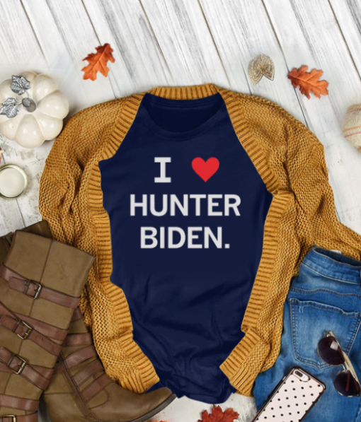 I Love Hunter Biden Shirt Unisex T-Shirt - Image 4