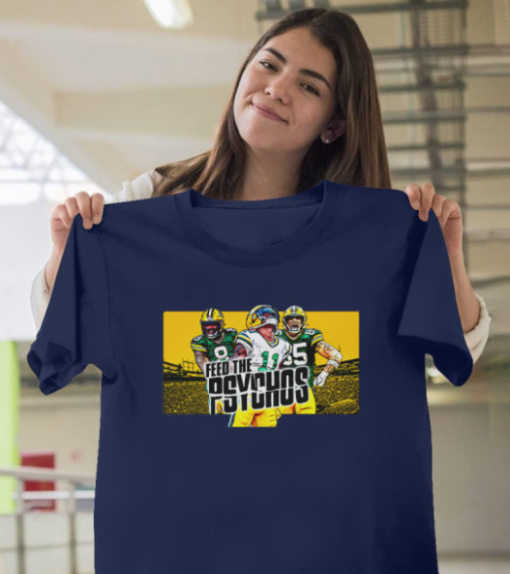 Packers Feed The Psychos Shirt Unisex T-Shirt - Image 4