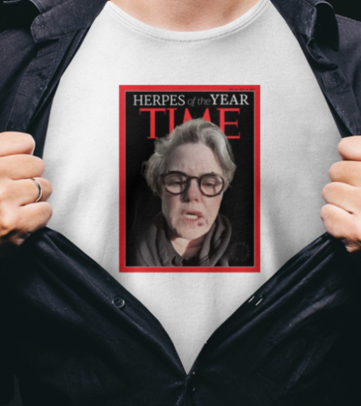 Rosie O'donnell Herpes Of The Year Time Shirt Unisex T-Shirt - Image 3