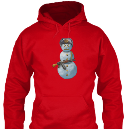 Snowman and Gun Jpeg shirt T-Shirt - Image 5