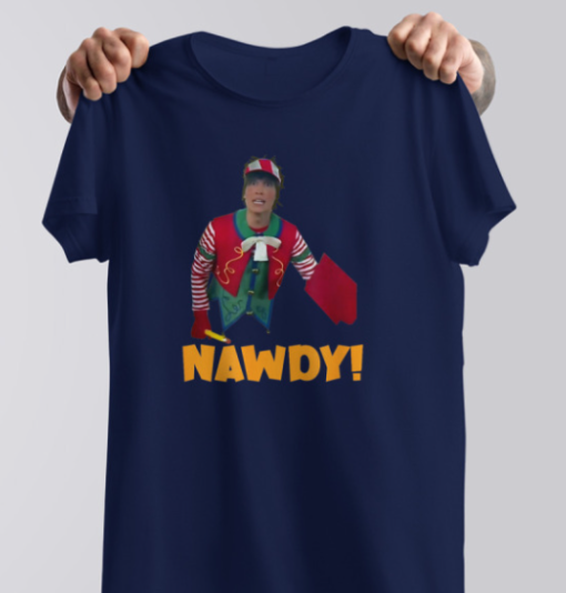 Tally The Elf Nawdy Innocent Christmas Holiday shirt Unisex T-Shirt - Image 2