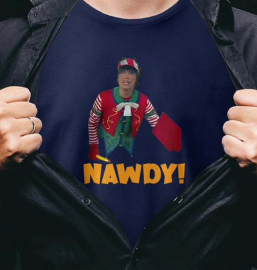 Tally The Elf Nawdy Innocent Christmas Holiday shirt Unisex T-Shirt - Image 4