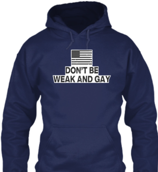 Valentina Gomez Don’t Be Weak And Gay Shirt Unisex T-Shirt - Image 5