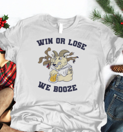 Win or Lose we booze Pocket Tee T-Shirt - Image 2