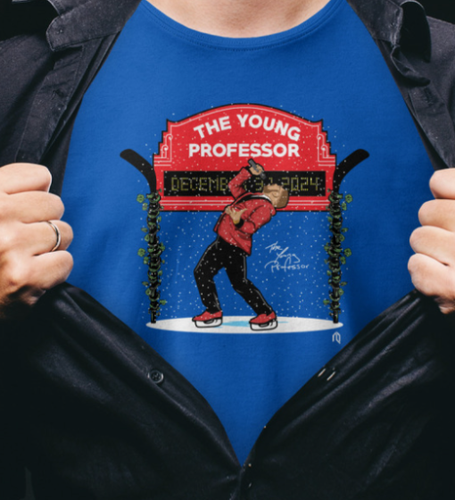 Young Professor Winter Hockey Shirt T-Shirt - Image 2