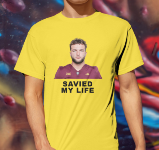 cam skattebo saved my life shirt Unisex T-Shirt - Image 2