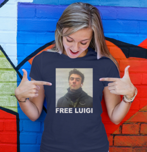 free luigi mangione shirt Unisex T-Shirt - Image 2