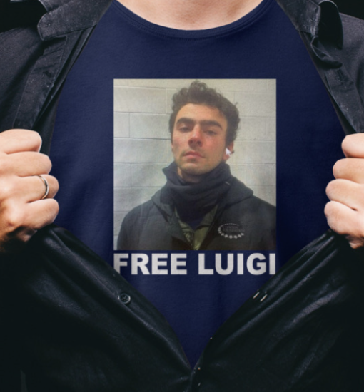 free luigi mangione shirt Unisex T-Shirt - Image 3