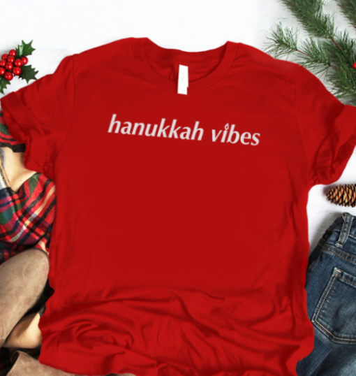 hanukkah vibes shirt Unisex T-Shirt - Image 2