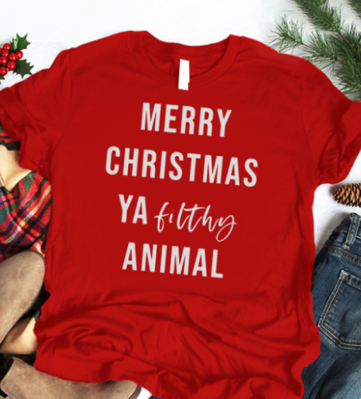 merry christmas ya filthy animal shirt Unisex T-Shirt