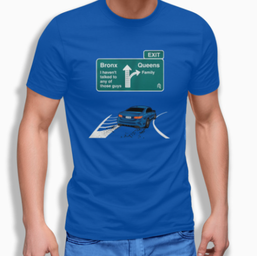 queens exit ramp shirt Unisex T-Shirt - Image 4