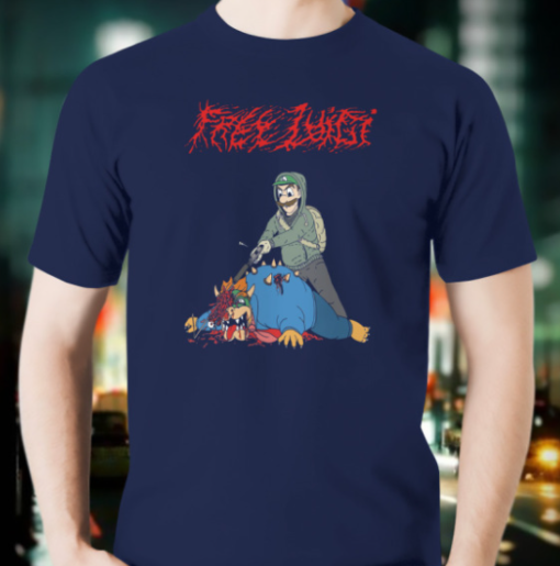 sanguisugabogg free luigi shirt Unisex T-Shirt - Image 3