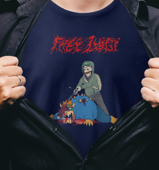 sanguisugabogg free luigi shirt Unisex T-Shirt