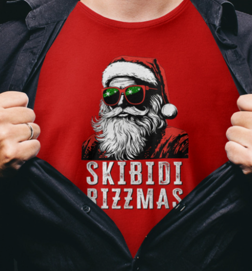 skibidi rizzmas Christmas funny shirt Unisex T-Shirt