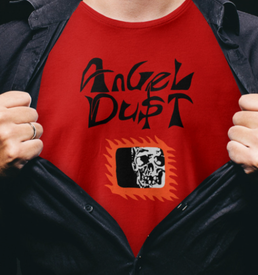 Angel Dust Peekaboo Skull football jersey Shirt Unisex T-Shirt - Image 4