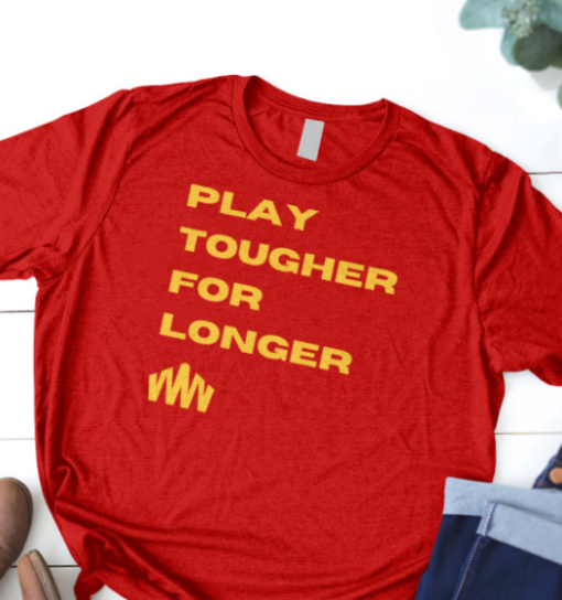 Brent Blum Play Tougher For Longer Shirt Unisex T-Shirt - Image 4