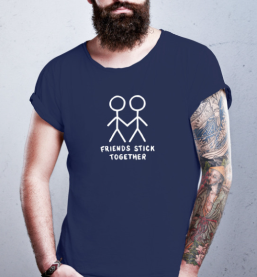 Friends Stick Together shirt Unisex T-Shirt - Image 4