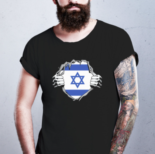 Israeli Inside hoodie shirt T-Shirt - Image 3