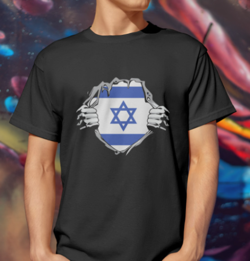 Israeli Inside hoodie shirt T-Shirt - Image 4