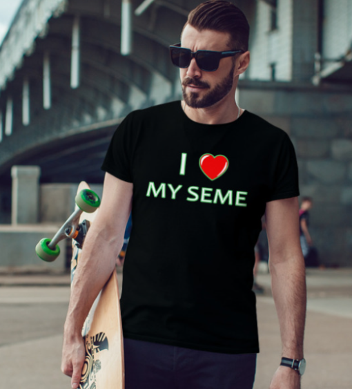 Novastarmaps I Love My Seme funny shirt Unisex T-Shirt - Image 2