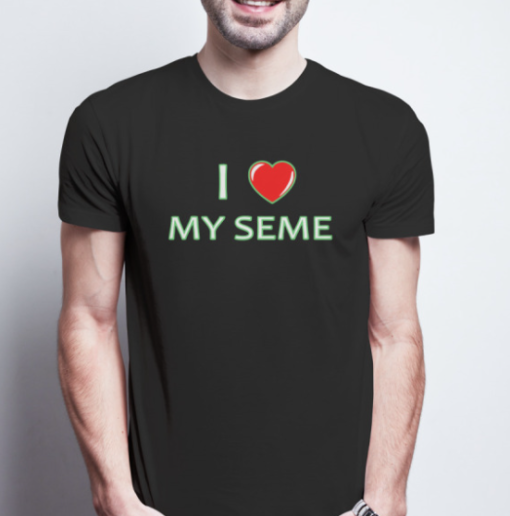 Novastarmaps I Love My Seme funny shirt Unisex T-Shirt - Image 3