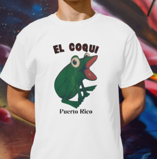 El Coqui Puerto Rico funny Shirt Unisex T-Shirt - Image 2