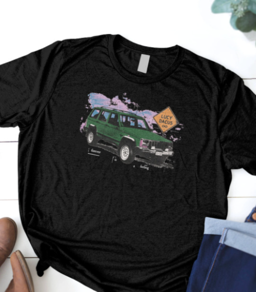 lucy dacus green truck tee Unisex T-Shirt - Image 4